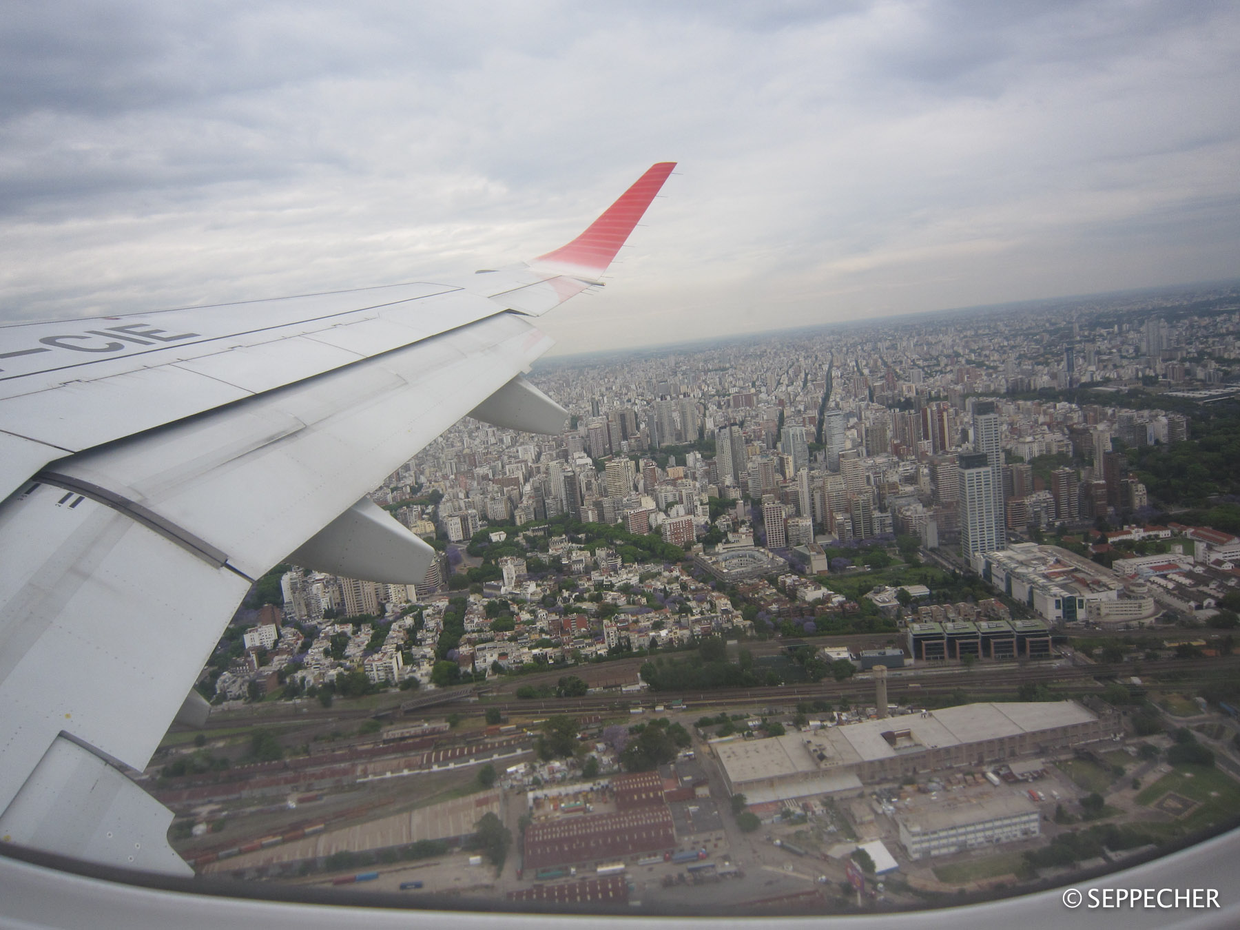 Buenos Aires from the air.