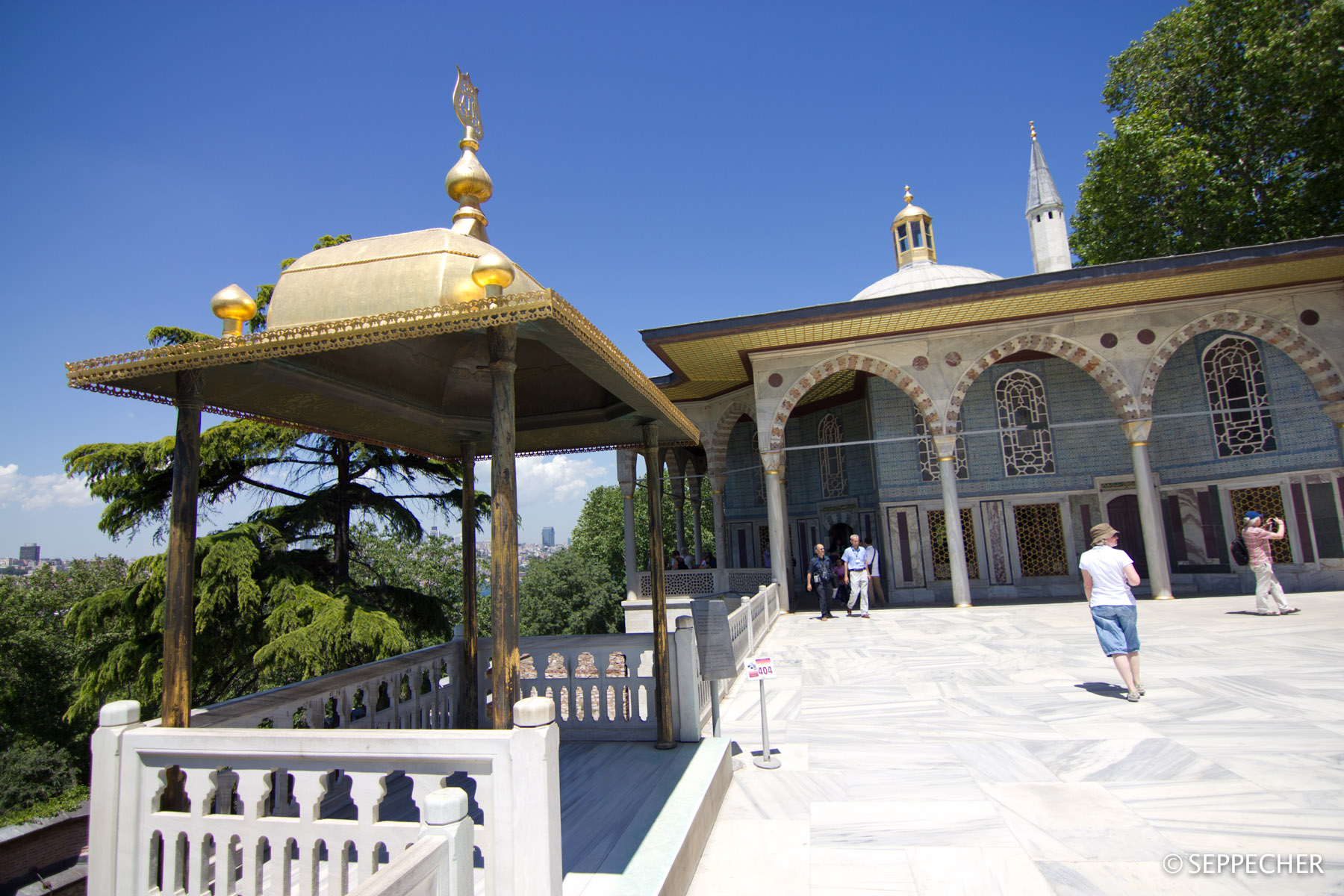 Le palais Topkapi.